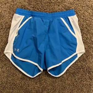 blue under armour shorts